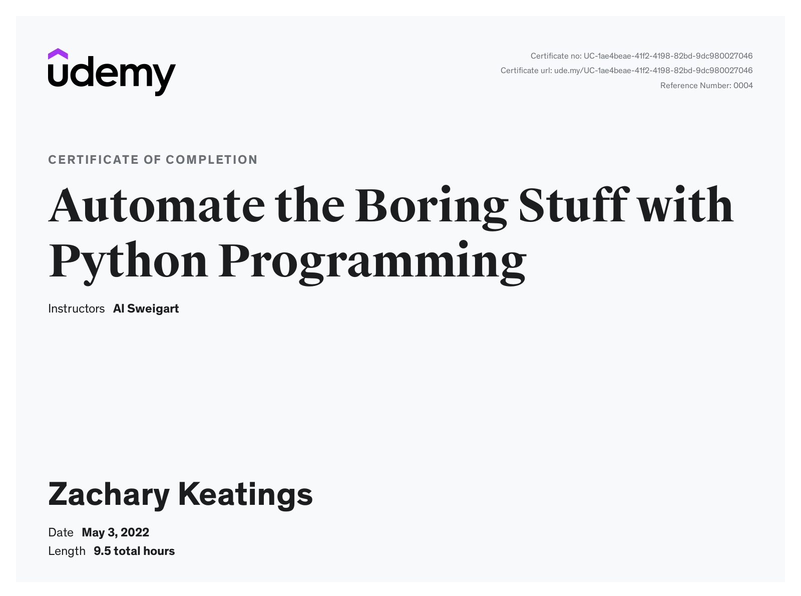 Automate the Boring Stuff with Python Programming